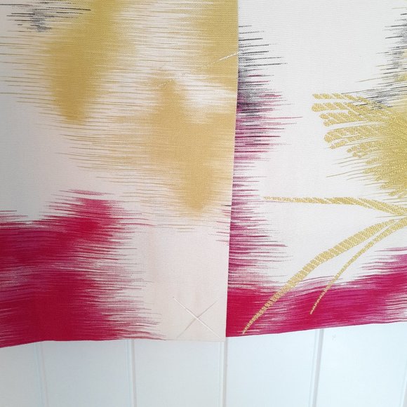 Floreat Anthropologie Scythed Lawns Ruffled Skirt Pink Yellow Size 8 - Picture 8 of 13